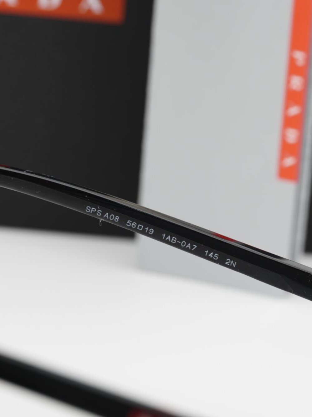 Prada PSA08S 1AB0A7 Square Sunglasses – Black\Grey Gradient - Picture 6 of 9